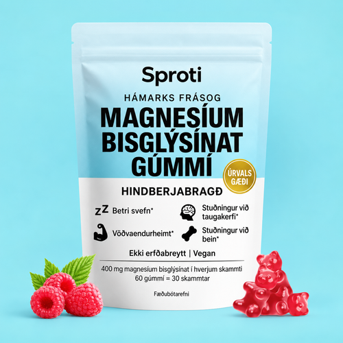 Betri Heilsa Magnesíum Bisglycinate Gúmmí