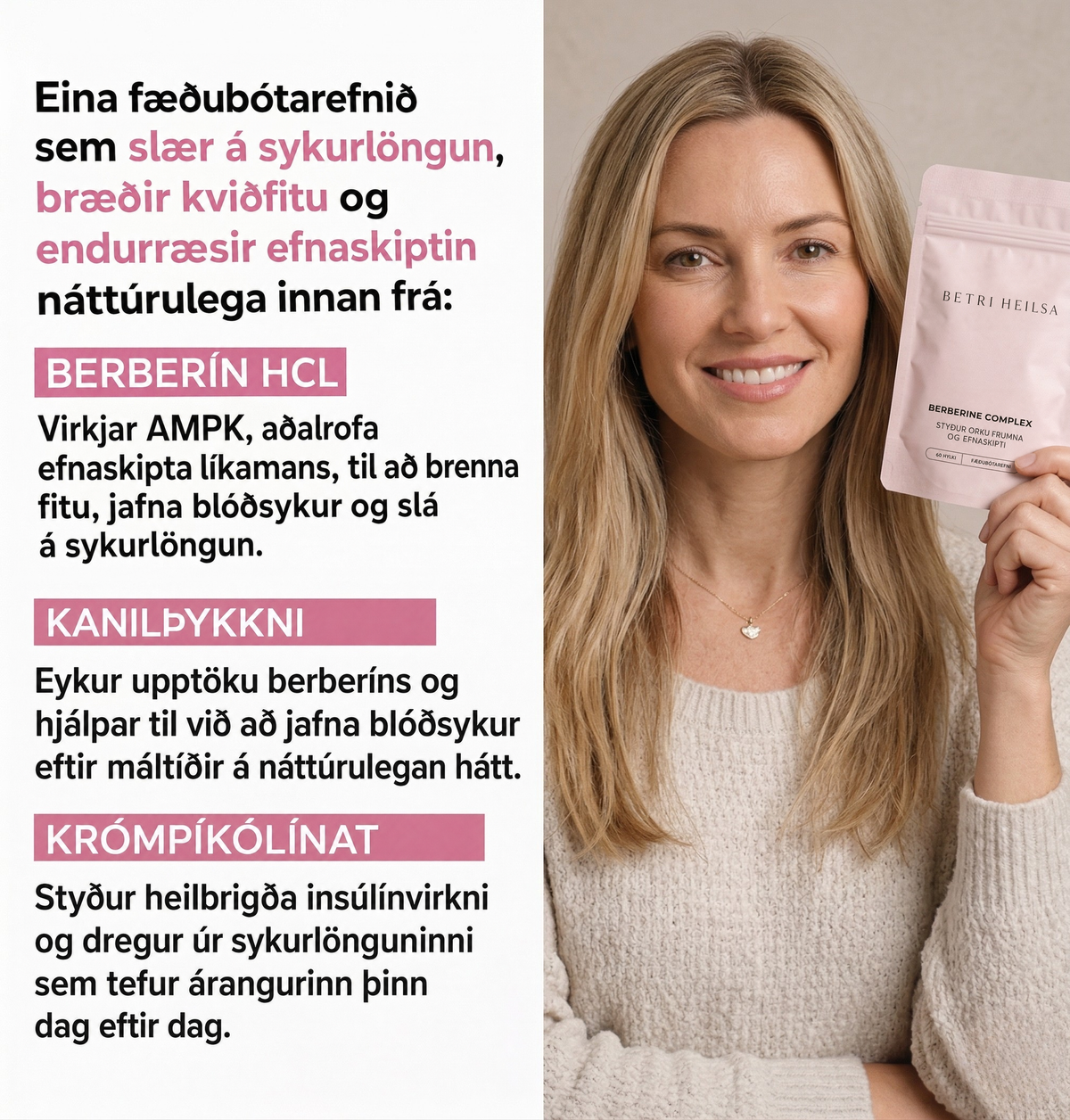 Berberine Complex – Stuðningur við orku frumna og efnaskipti
